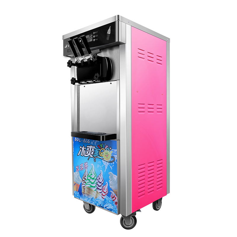 钧霆冰淇淋机商用雪糕机立式流动软冰激凌机