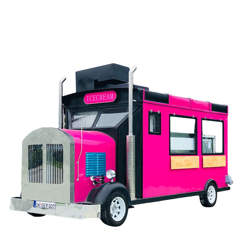 小吃车多功能移动餐车商用雪糕车流动冰淇淋车