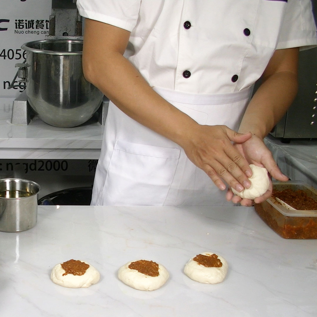 商用特色小吃土家烧饼技术配方视频教程做法摆摊早餐小吃技术配方